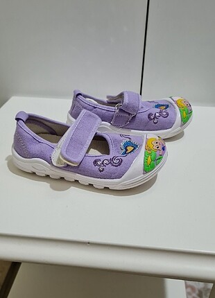 22 Beden mor Renk Kız Çocuk Sandalet 