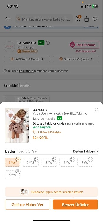12-18 Ay Beden kahverengi Renk 1 yaş doğum günü elbisesi
