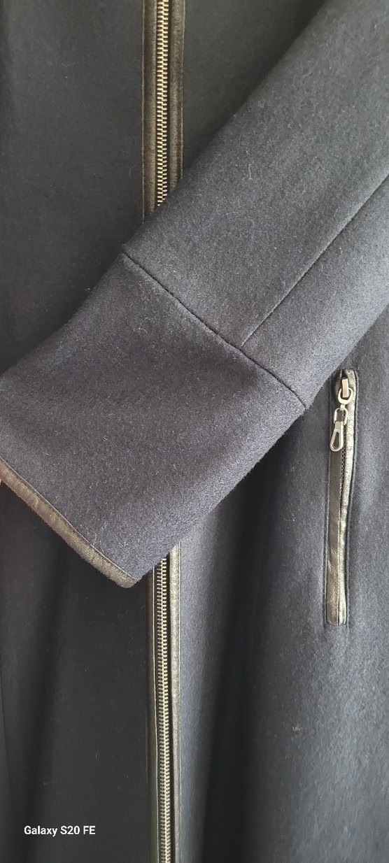 Venöve Valde Uzun Kadın Fermuarlı Kap Kaban - Görsel 3