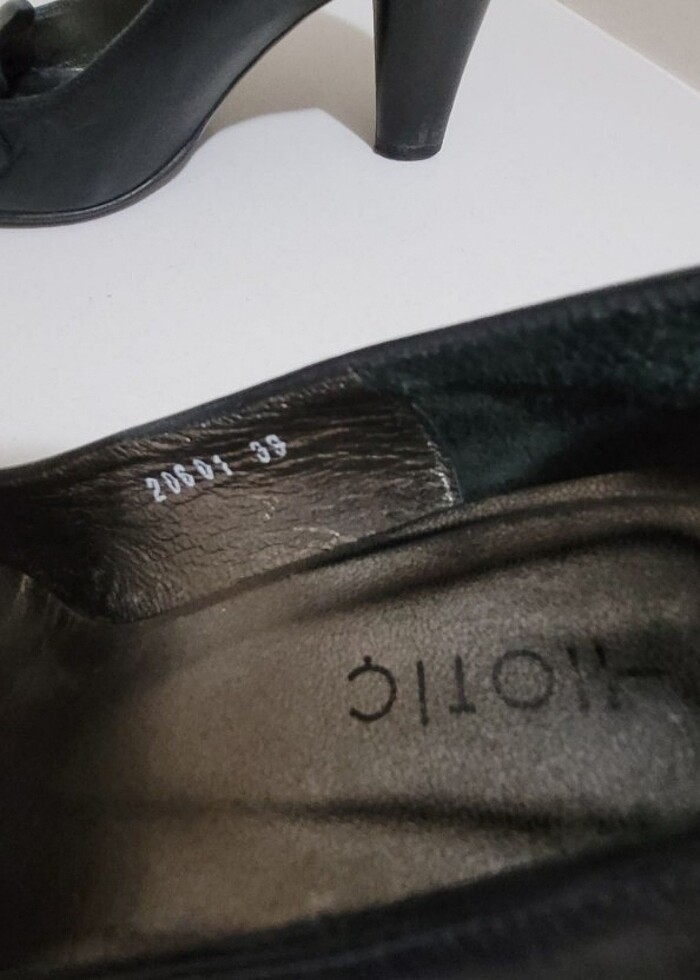 Deri topuklu  - Görsel 2