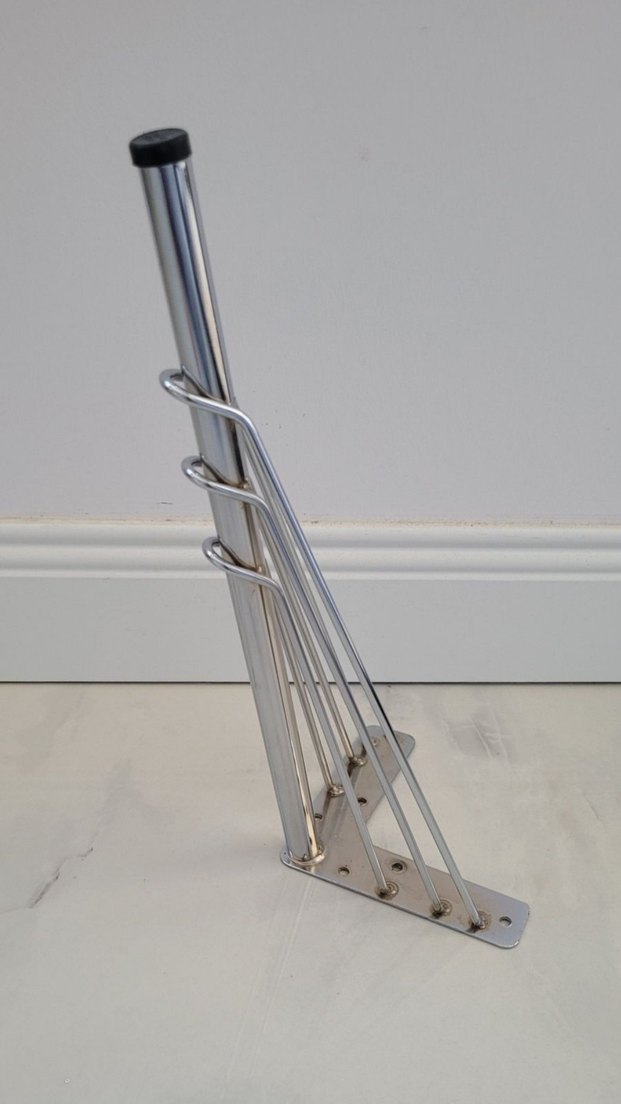 Krom Metal masa  sehpa ayağı 4 adet 32 cm - Görsel 2