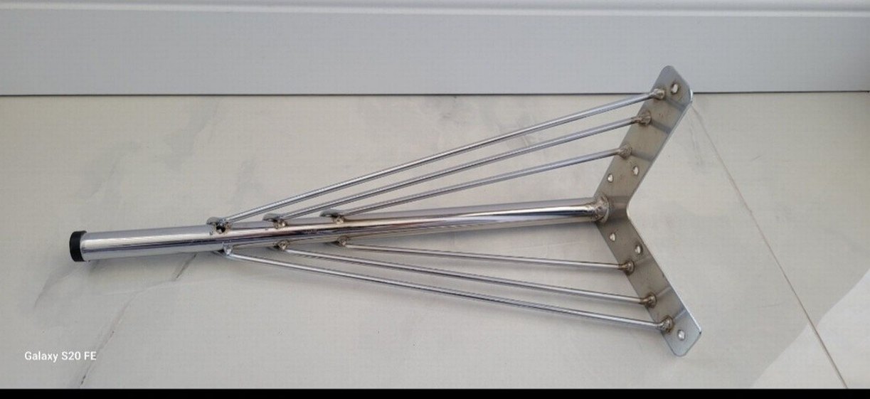 Krom Metal masa  sehpa ayağı 4 adet 32 cm - Görsel 3