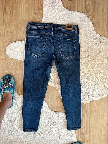 36 Beden lacivert Renk Zara jean kot pantolon