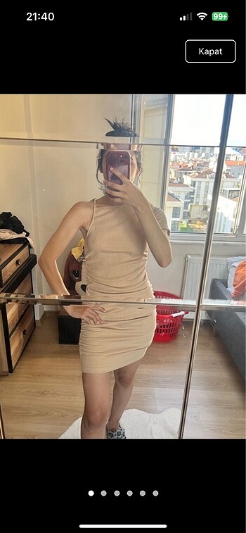 Trendyol & Milla Drapeli Mini Elbise