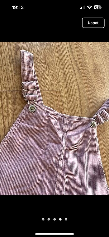 Pembe salopet - Görsel 4