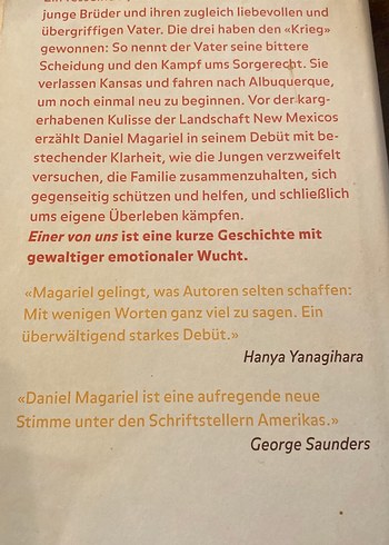 Daniel Magariel'in Romanı