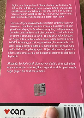  Beden Renk Hayvan Çiftliği ve Paris ve Londrada Beş Parasız
