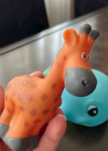 Turkuaz Balina ve Hayvan Figürleri Oyuncak Seti - Görsel 3