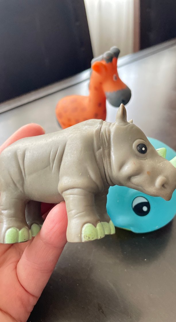 Turkuaz Balina ve Hayvan Figürleri Oyuncak Seti - Görsel 2