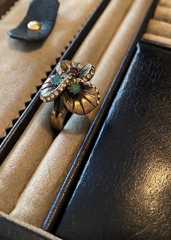 Accessorize Vintage Nakışlı Altın Kadın Yüzük