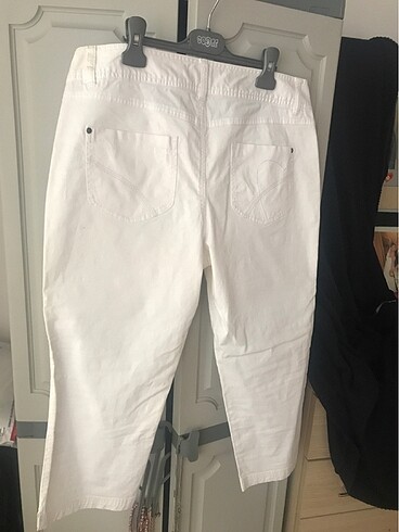 40 Beden beyaz Renk Pantolon