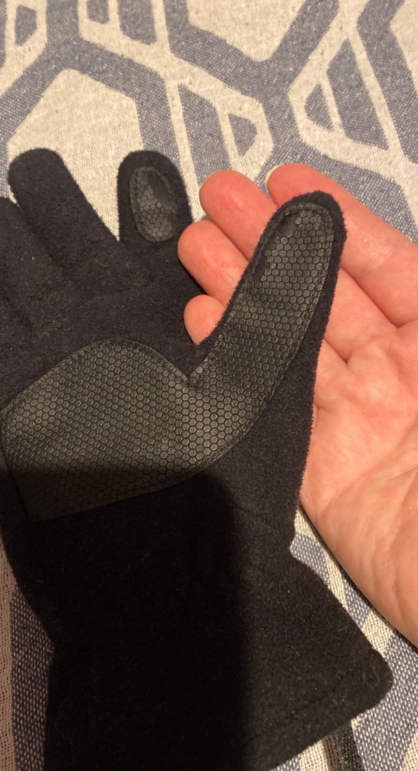 Siyah Çocuk Polar Eldiven Velcro Bantlı - Görsel 4