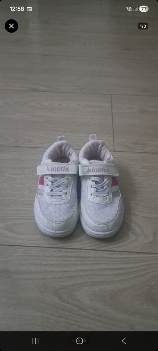 Kız Çocuk Beyaz Spor Ayakkabı 27 numara - Görsel 2