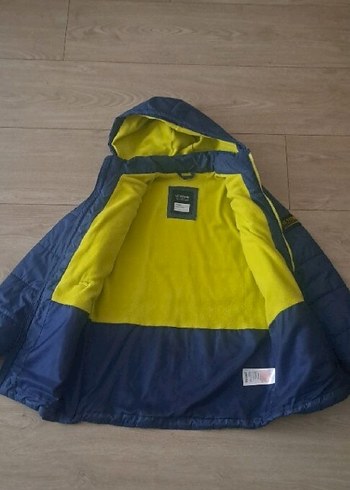 Erkek Çocuk Koyu Mavi Fermuarlı Mont - Görsel 3