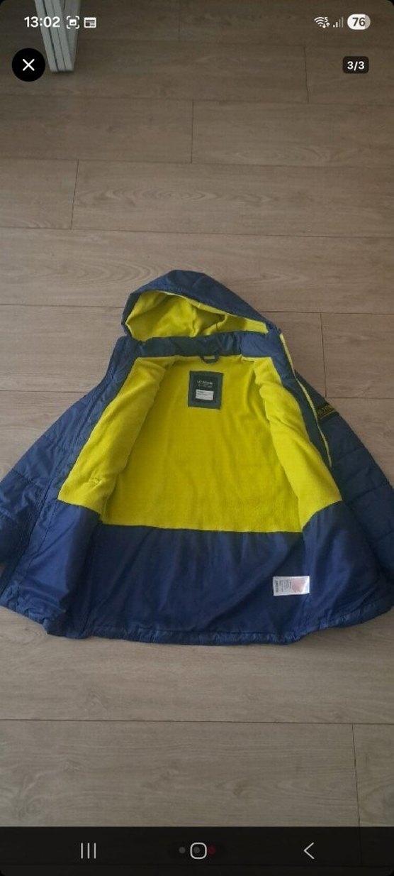 Erkek Çocuk Koyu Mavi Fermuarlı Mont - Görsel 3