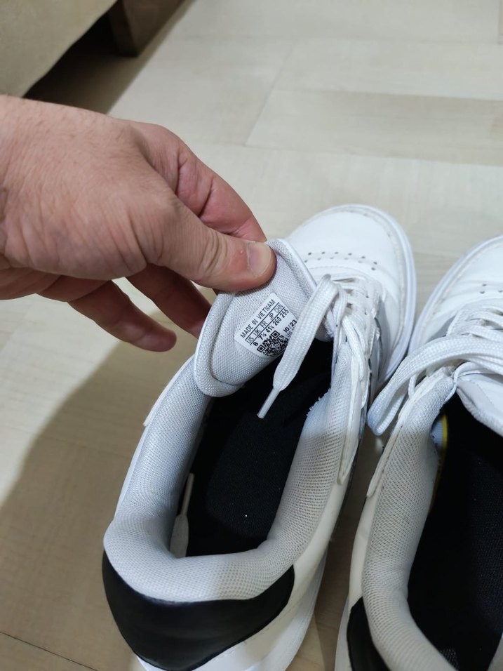 Erkek beyaz Spor Ayakkabı - Görsel 5