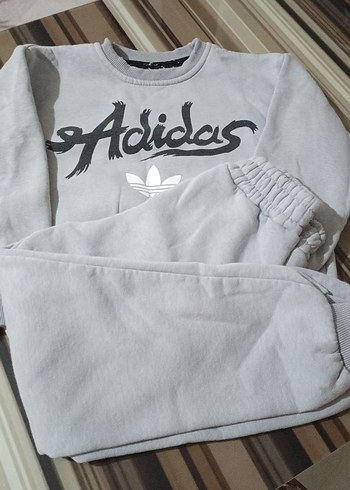 Erkek Gri Baskılı Rahat Eşofman Altı - Görsel 5