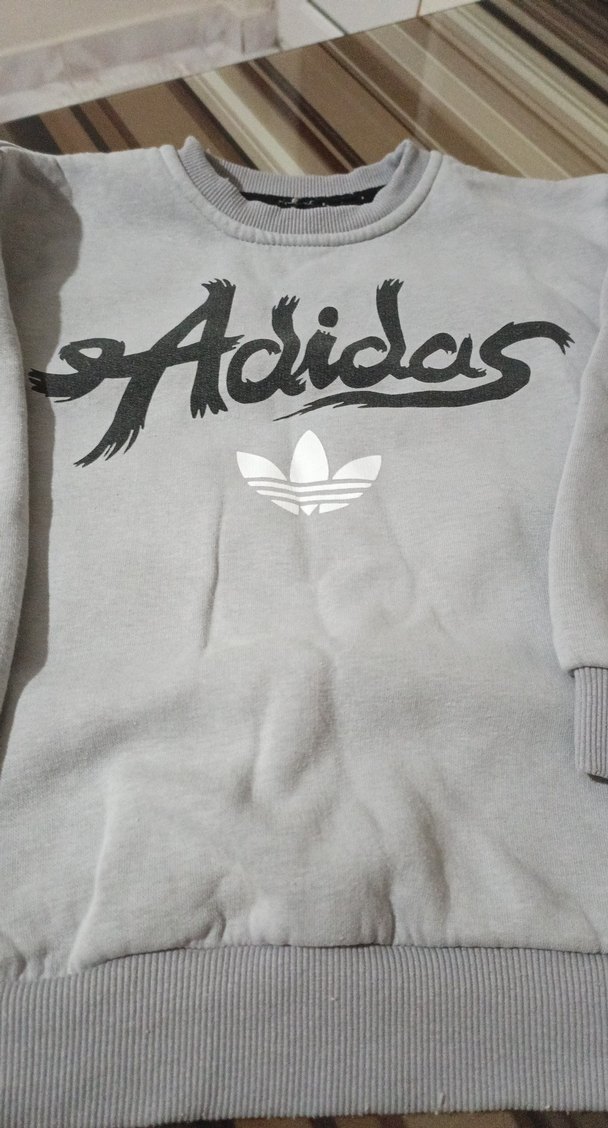 Erkek Gri Baskılı Rahat Eşofman Altı - Görsel 4