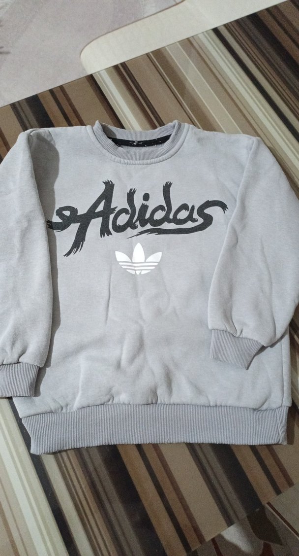 Erkek Gri Baskılı Rahat Eşofman Altı - Görsel 3