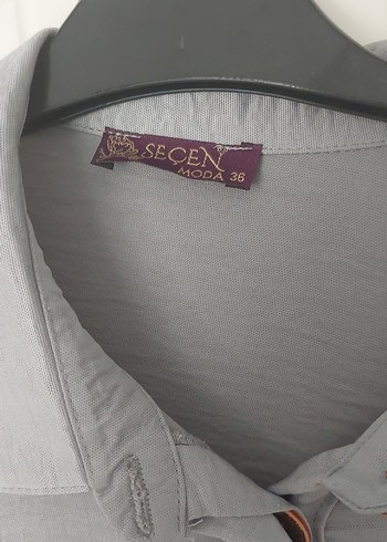 grı uzun tunık - Görsel 3