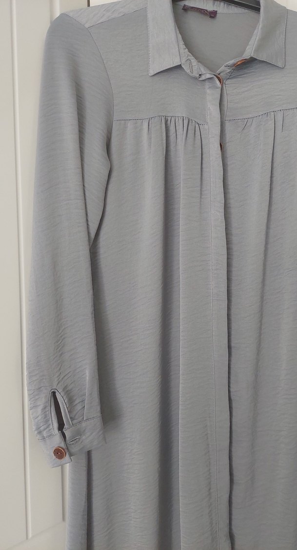 grı uzun tunık - Görsel 2