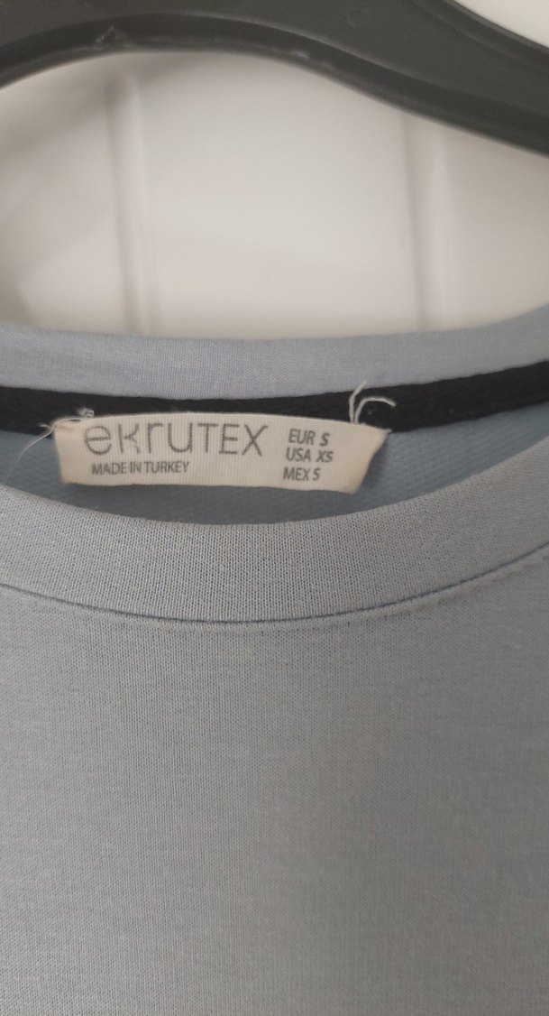 Gri Uzun Kollu Rahat Kesim Tunik - Görsel 4