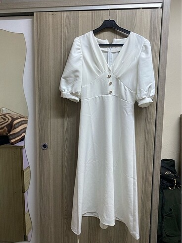 Beyaz söz nişan nikah elbisesi