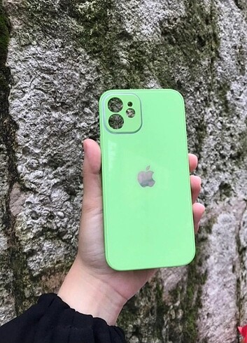 İPhone 11 yeşil cam kılıf 