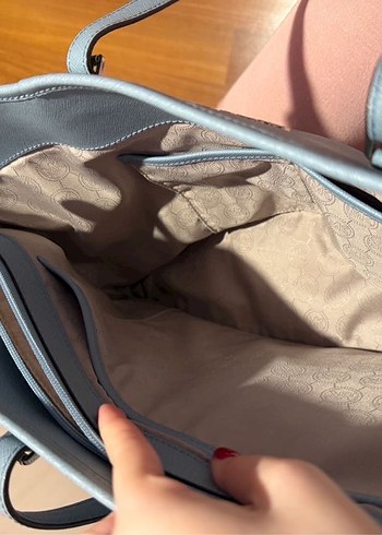 Michael kors bebek mavisi Deri Kadın Omuz Çantası - Görsel 3