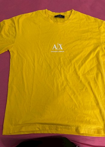 Armani Canli Sari A X Armani Basic Tisort
