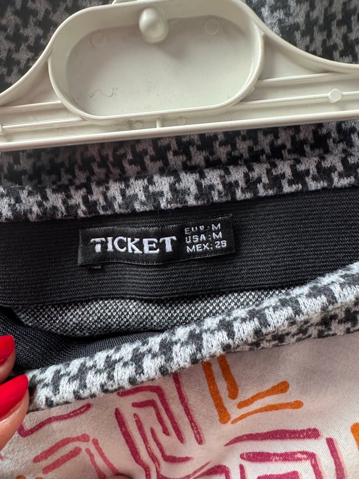 Gri Midi Pilili Kadın Etek - Görsel 3