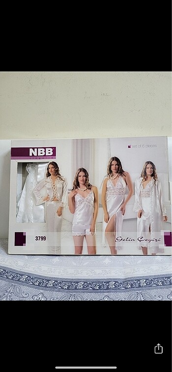 Nbb gecelik çeyiz seti