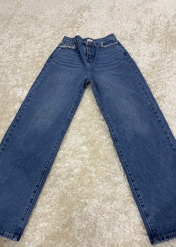 Kadın Mom Jean Pantalon - Görsel 3