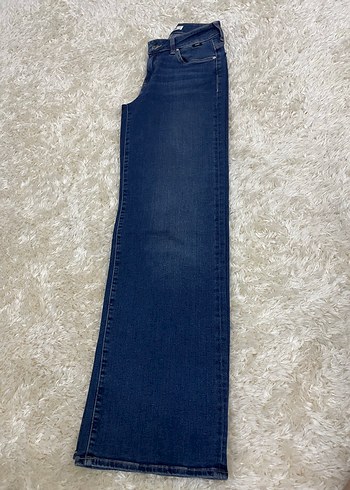 Mavi Mid Rise Wide Leg Kadın Jean - Görsel 3