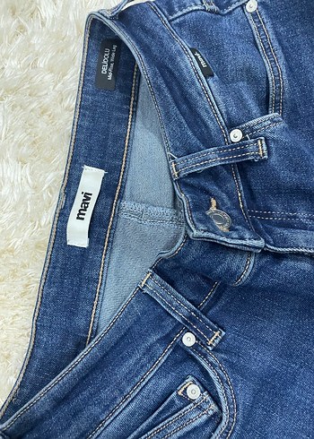 Mavi Mid Rise Wide Leg Kadın Jean - Görsel 4