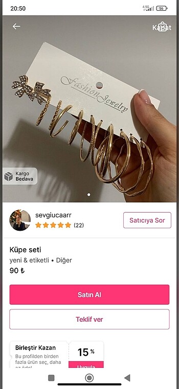 Küpe seti