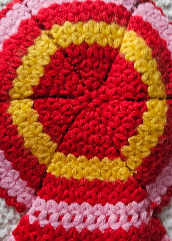 Renkli Örgü Banyo Lifi - Görsel 4