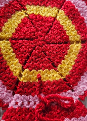 Renkli Örgü Banyo Lifi - Görsel 3