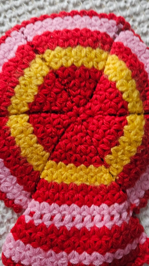 Renkli Örgü Banyo Lifi - Görsel 4