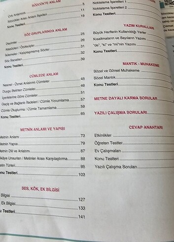 5.Sınıf Türkçe Soru Bankası - Görsel 7