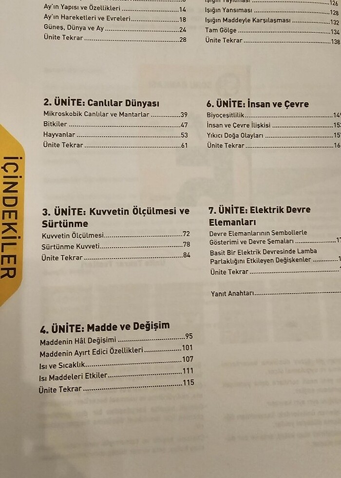 Fen Bilgisi Soru Bankası - Görsel 2