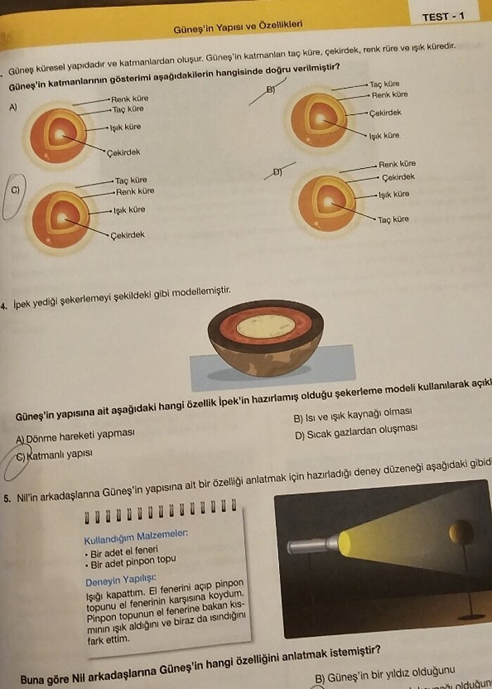 Fen Bilgisi Soru Bankası - Görsel 5