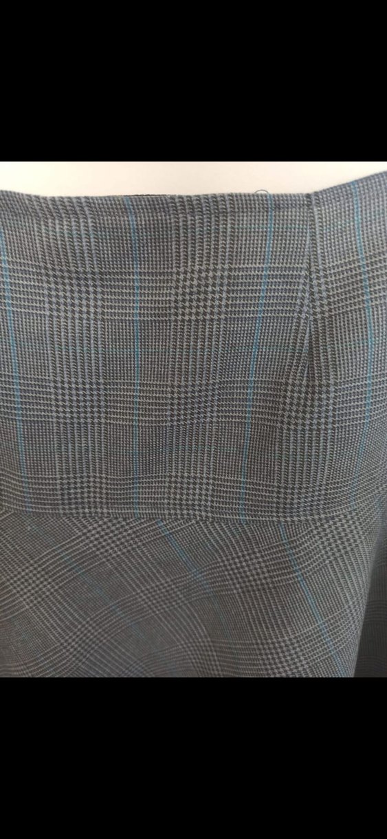 Gri  Midi Kadın Etek - Görsel 2