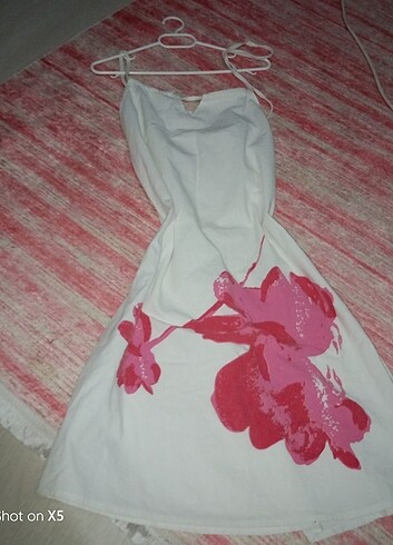 s Beden Y2k hibiscus elbise
