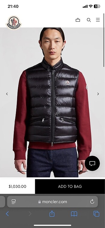 Moncler mont / yelek