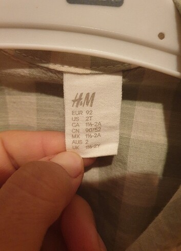 H&M Bebek gömlek 