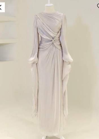 Kelebek model abiye elbise