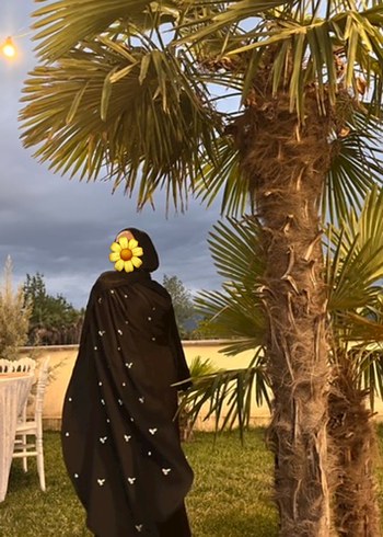 38 Beden Hilal Atalay Siyah Taşlı Abiye