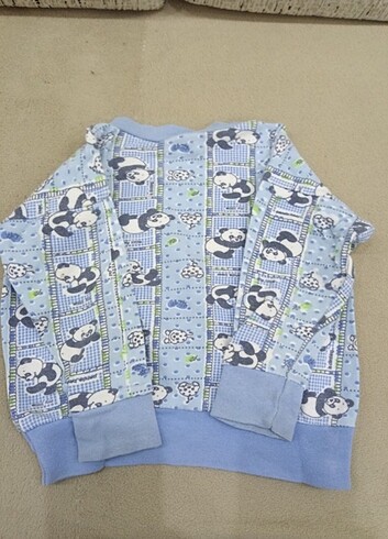 12-18 Ay Beden mavi Renk 1 -2 yaş pijama takim