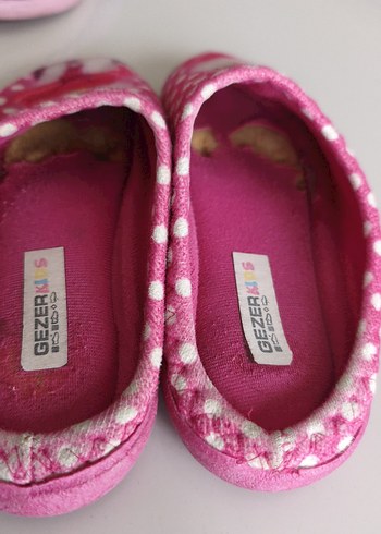 Pembe Desenli Kız Çocuk Ev Terliği - Görsel 3